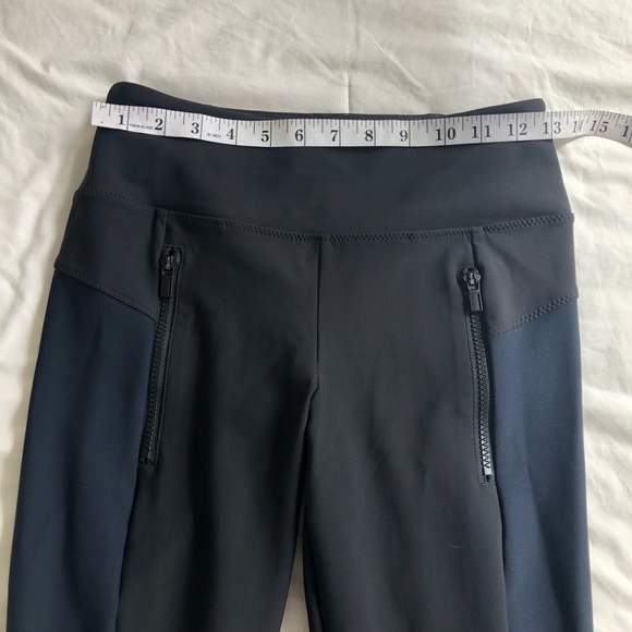 ATHLETA Stellar Tight Legging Pant BLACK BLUE luxe Fabric Leggings Size XS - Picture 7 of 12
